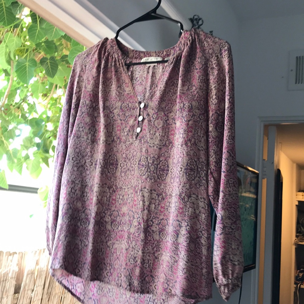 100% silk blouse